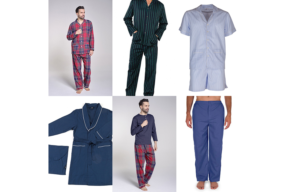 Pigiami tessuto e flanella uomo Sotto Sopra